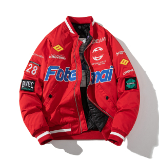 mYes牧野森新款 棒球服外套潮流宽松潮牌棉服 加厚棉衣男女情侣冬季