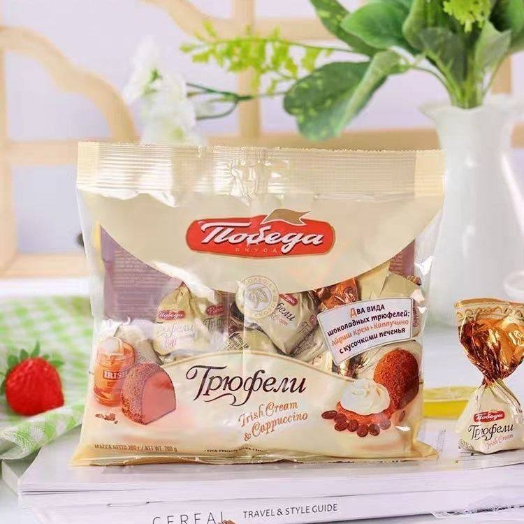 俄罗斯松露巧克力可可脂袋装白兰地酒卡布奇诺咖啡味巧克力,零食/坚果/特产,酥性饼干,淘宝优惠券,粉丝福利购,淘宝优惠卷