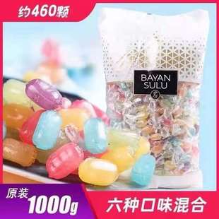 哈萨克斯坦原装 进口糖果小水果糖芭彦丝路水果味夹心休闲零食糖果