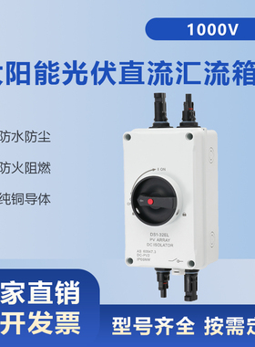 外置式 隔离开关IP66带防水盒太阳能直流隔离开关