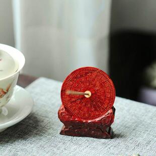 小叶紫檀日晷香插香炉家用室内桌面线香插香底座檀香熏香炉