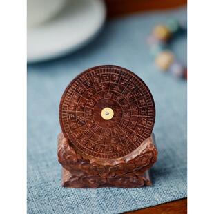 海南黄花梨故宫款日晷香插家用香架香托香炉熏香檀香香座送礼