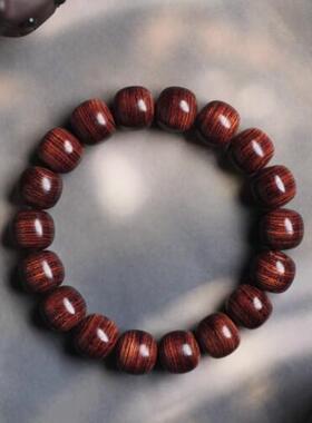 紫油梨老料11x12mm 约18.8g 手串木简约盘玩文玩念珠送礼