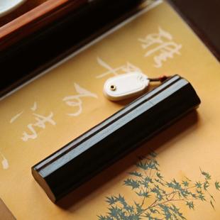 紫光檀如意香筒便携随身带香插创意檀香炉沉香线香香插熏香插