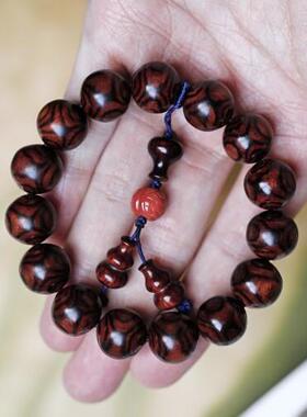 海黄1.6 对眼  纹理丰富 重20.7g手串木简约盘玩文玩念珠送礼