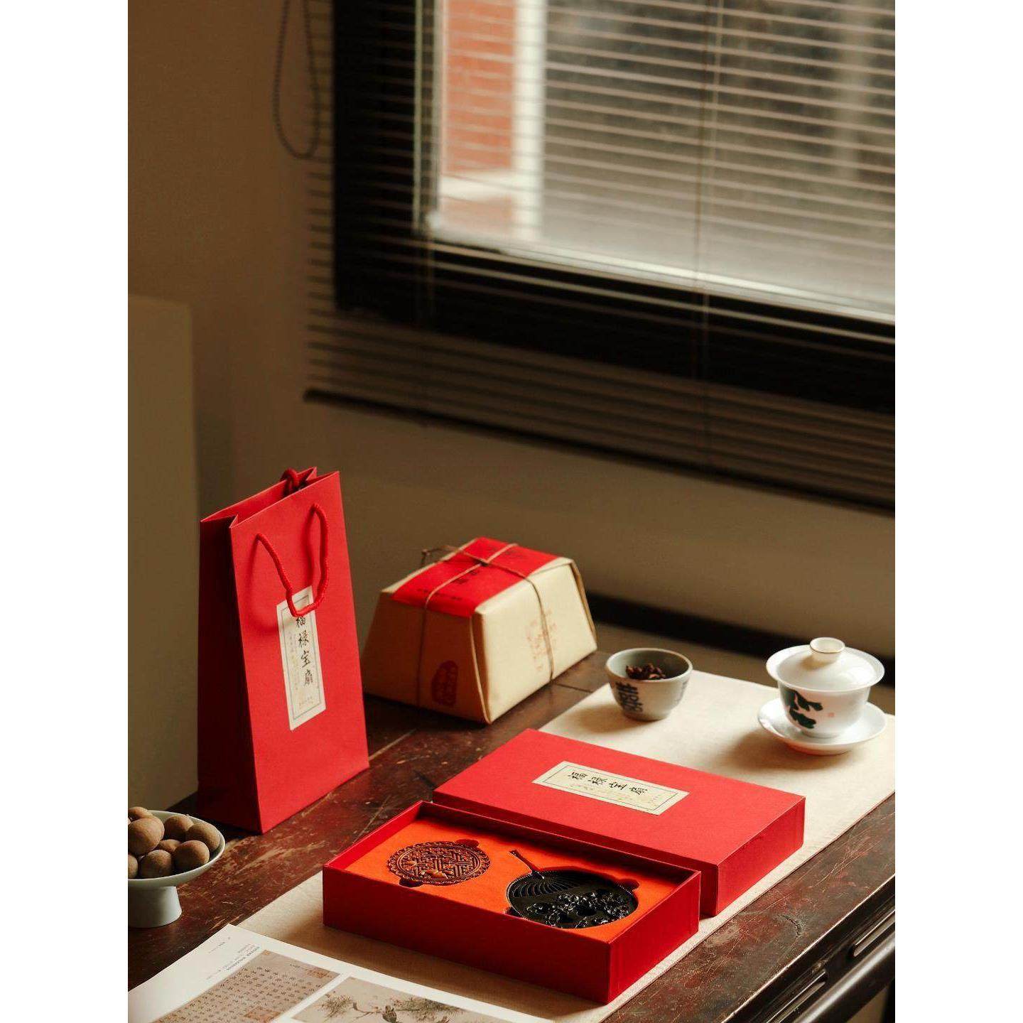 福禄宝扇香炉礼盒 香盒香炉家用室内线香插高级檀香炉送礼,家居饰品,香薰炉,淘宝优惠券,粉丝福利购,淘宝优惠卷