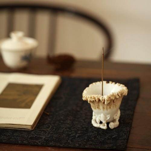 鹿角 | 玉兰杯 香插家用香架香托香炉熏香檀香香座送礼,饰品/流行首饰/时尚饰品新,小众木作,淘宝优惠券,粉丝福利购,淘宝优惠卷