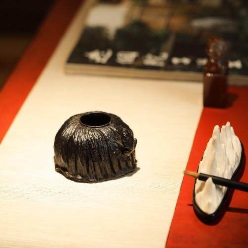 小叶紫檀 | 莲蓬笔洗水盂文房四宝禅意手工雕刻砚台国画书法用具,文具电教/文化用品/商务用品,毛笔,淘宝优惠券,粉丝福利购,淘宝优惠卷