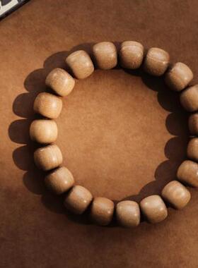 沉水 老山檀香 | 11x12mm 19颗手串 13.8g木简约盘玩文玩念珠送礼