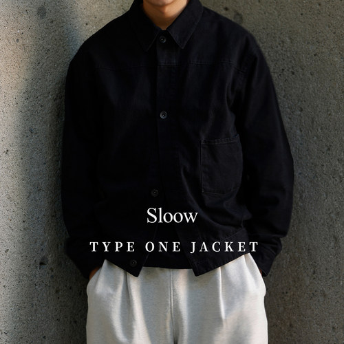 SloowTypeOneJacket帆布夹克
