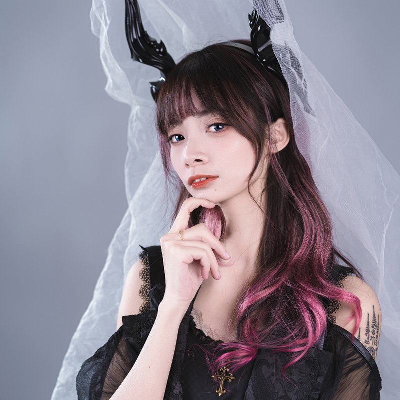 【炼狱】辣妹头饰洛丽塔恶魔角