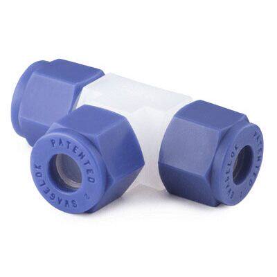 【PFA-820-3】Swagelok世伟洛克PFA卡套管联合三通接头 1/2 in