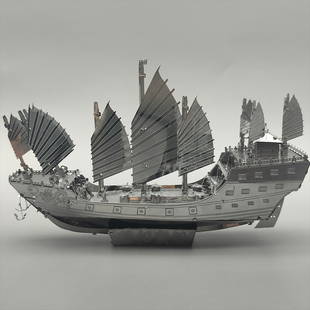 郑和宝船 3D金属拼图DIY手工立体拼图拼装玩具益智玩具创意小摆件