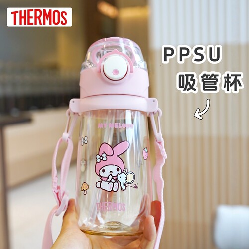 膳魔师PPSU吸管杯奶瓶大容量