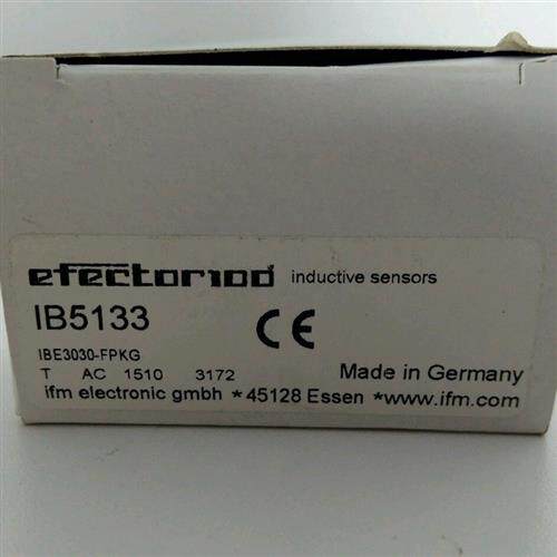 正品德国IFM易福门接近开关IB5133 IBE3030-FPKG