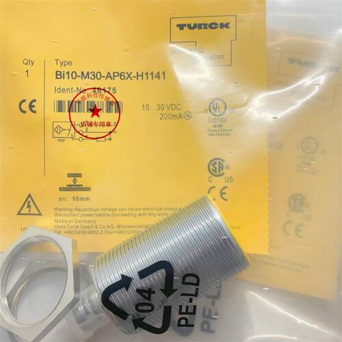 图尔克开关BI10-M30-AP6X-H1141 AN6X VP6X AZ3X AD4X S120 L85