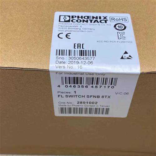 FL SWITCH SFNB 8TX  订货号 2891002  全新原装正品