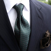 男士 手打 绅装 意式 复古英伦提花橘色咖色绿色领带结婚新郎商务正装