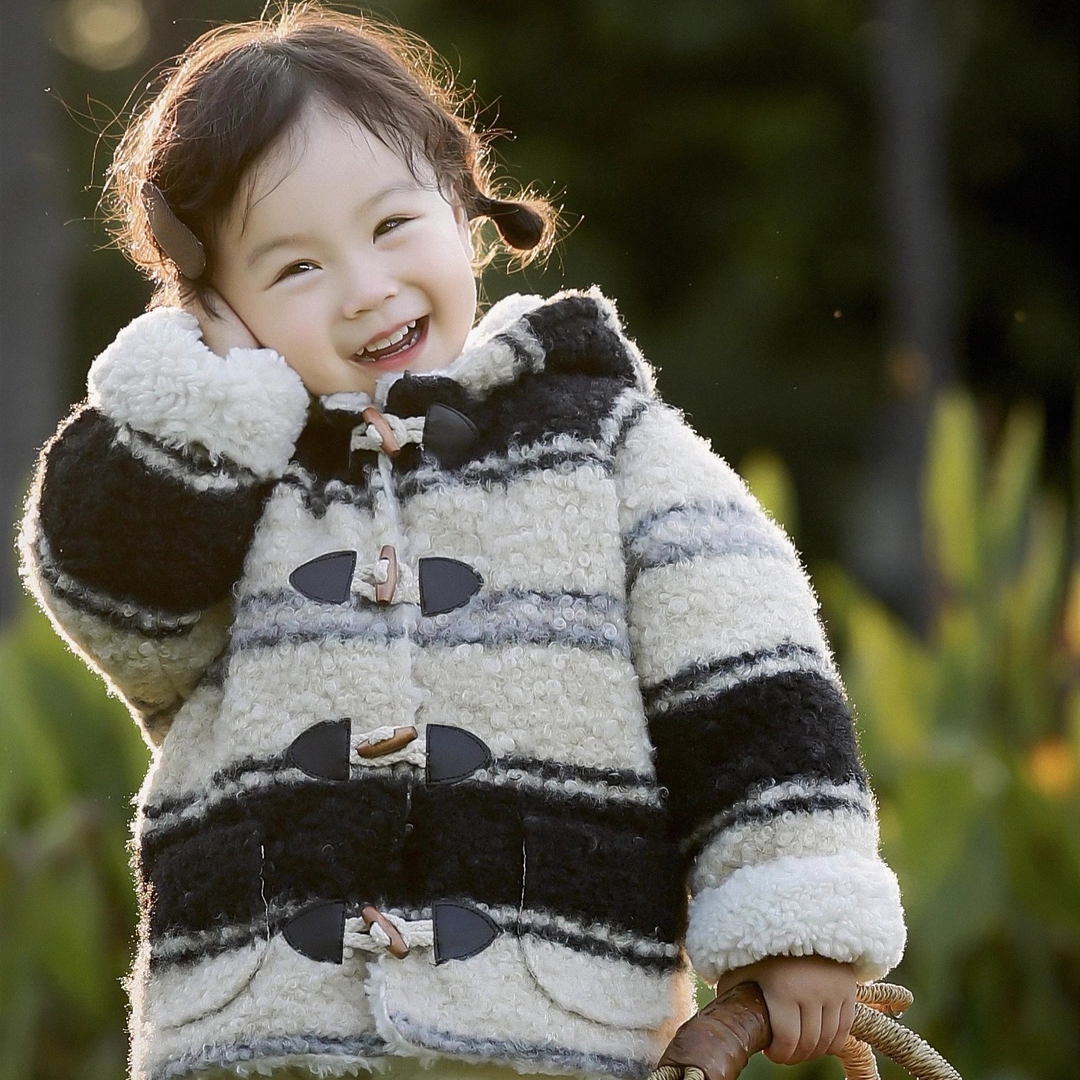 萌M家2024新款女童保暖大衣