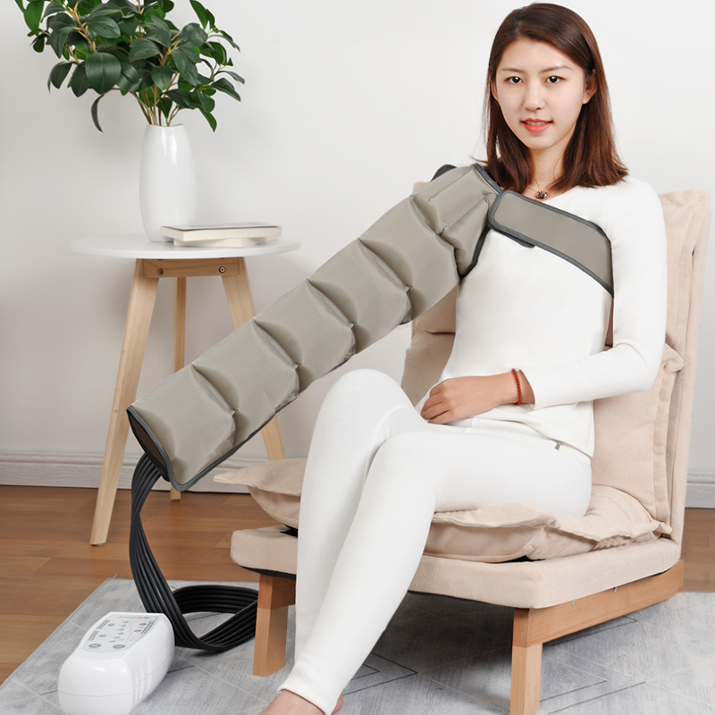 空气波按摩仪智能压力上肢理疗机循环腿部按摩器静脉全自动揉捏