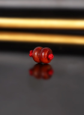 天然川料瓦西南红隔珠直径6.6x3.2mm 1077号 南红隔片配珠散珠