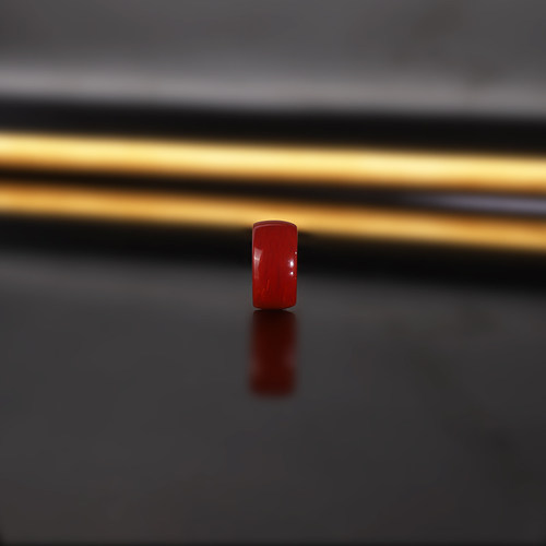 天然原矿牛血红南红隔珠散珠 直径10x5mm 553号  配珠单珠精工