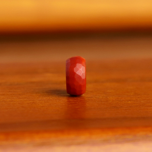 川料南红无相珠隔珠4号 直径10x厚度5mm满肉大孔珠单颗散珠配珠