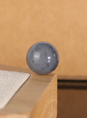 天然新疆和田玉青花散珠12mm 2349号 羊脂玉隔珠配珠