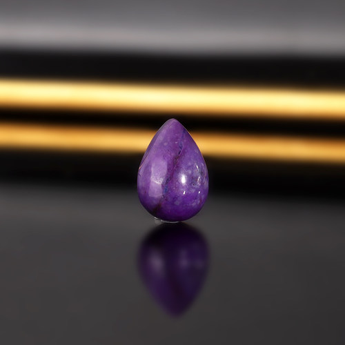 天然南非舒俱来水滴吊坠1号 14x10.2x6mm 水滴裸石挂件素面镶嵌