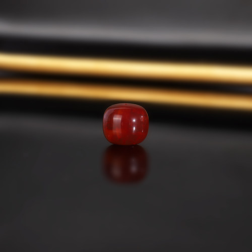 瓦西南红老型珠748号 直径10.6x9.3mm高货火焰纹散珠满色满肉配珠