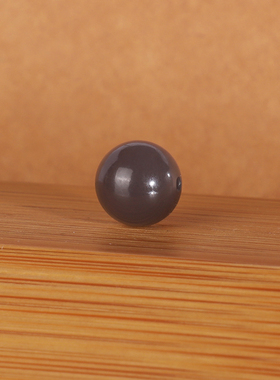 新疆和田玉烟紫散珠9.7mm 1743号 冰底烟紫配饰羊脂玉 一物一图