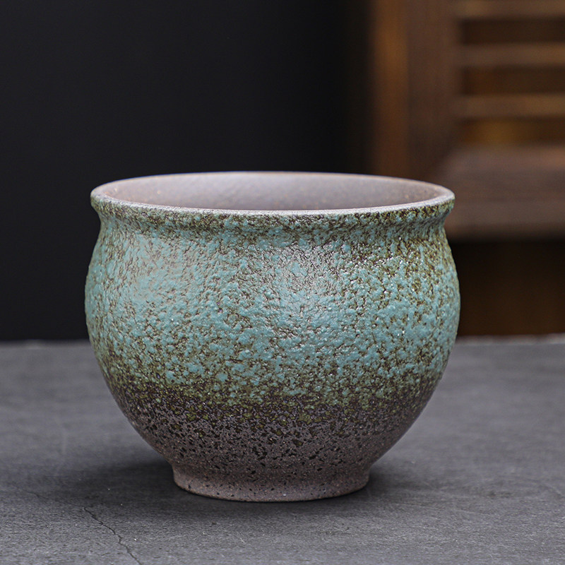 粗陶水缸杯茶杯主人杯单个大号日式复古水杯陶瓷功夫茶具品茗杯子,餐饮具,茶杯,淘宝优惠券,粉丝福利购,淘宝优惠卷