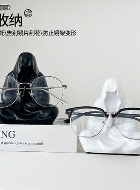 抽象无相佛眼镜支架桌面摆件