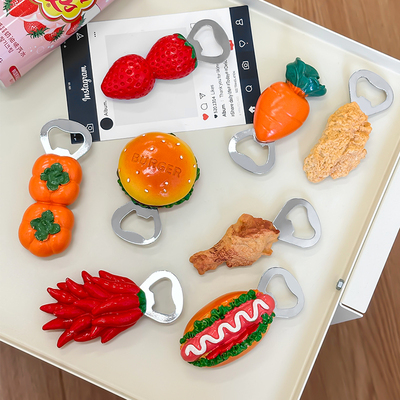 创意水果蔬菜开瓶器冰箱贴装饰品