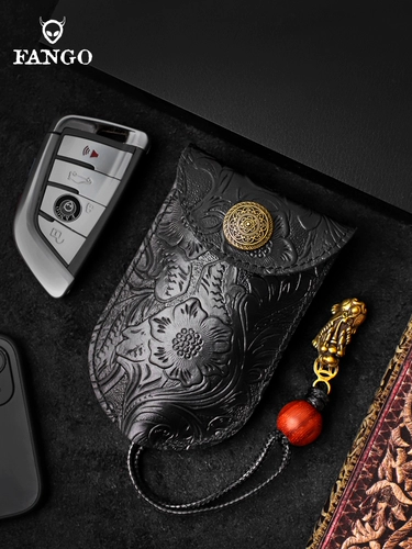 Ключи от машины ручной работы, ключница, кожаная сумка, универсальная радиоуправляемая машина, брелок, «сделай сам», из натуральной кожи, воловья кожа