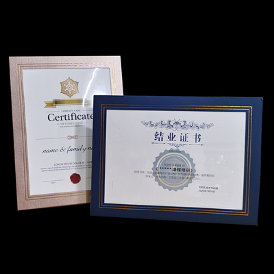 高档PU皮证书保护套摆台外壳