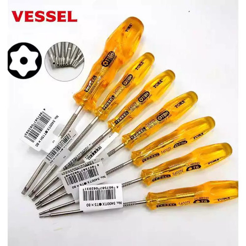 VESSEL威威日本梅花带孔螺丝刀