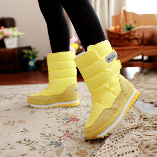 雪地靴中筒冬季防水防滑保暖耐磨