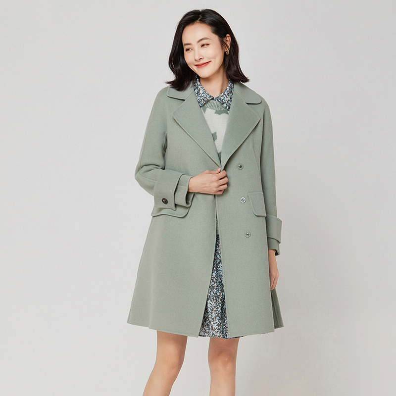 专柜同款修身显瘦羊毛大衣