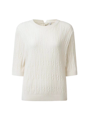 V*家2025春夏新款云朵真丝羊绒衫短袖1018E/1208E