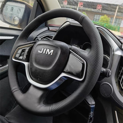 江西五十铃瑞迈专用手缝方向盘套 mu-X牧游侠 D-MAX 领拓全包把套