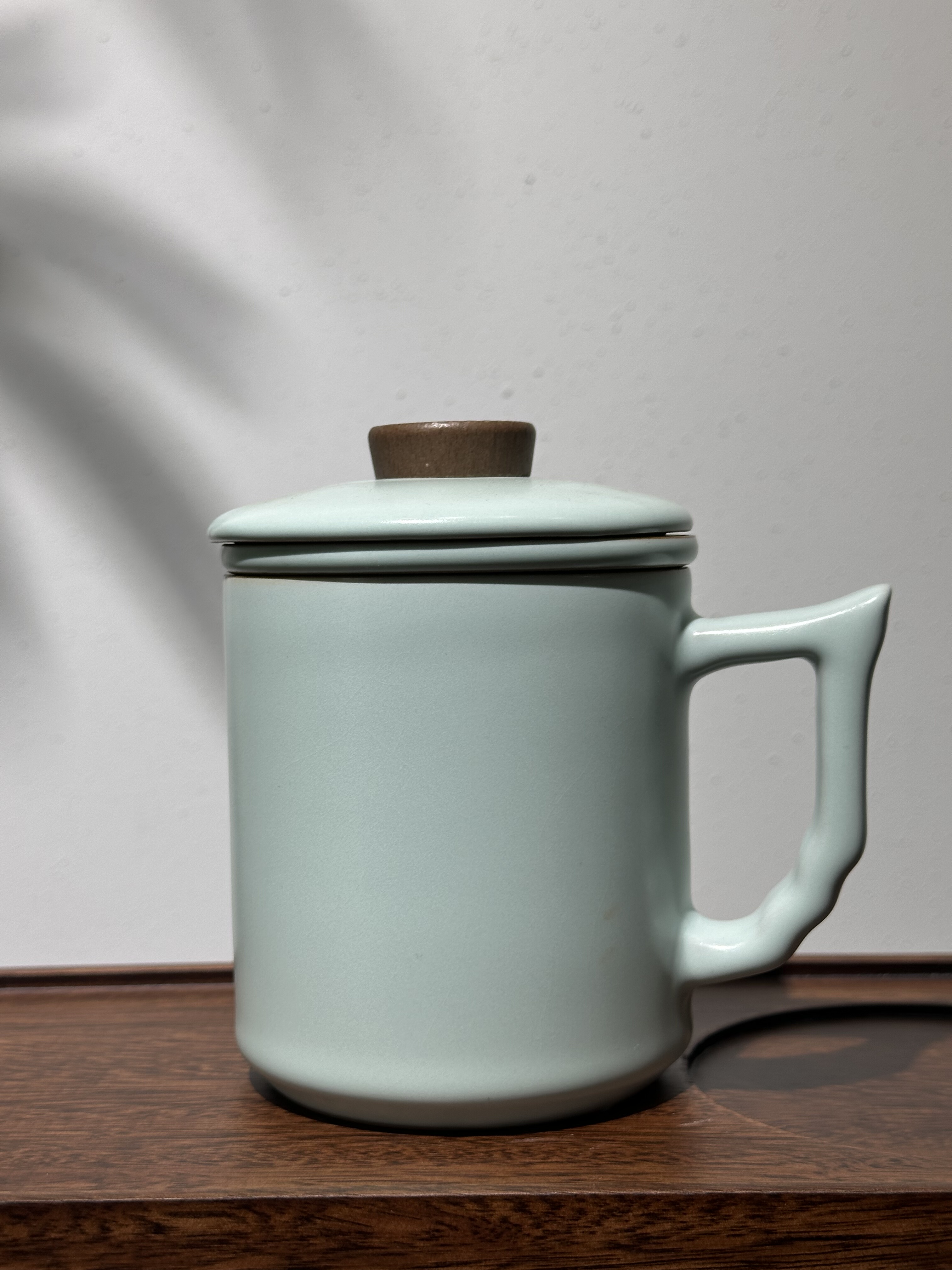 汝瓷汝窑大容量茶杯可养玉质手工主人杯汝瓷茶具品茗杯办公杯单杯
