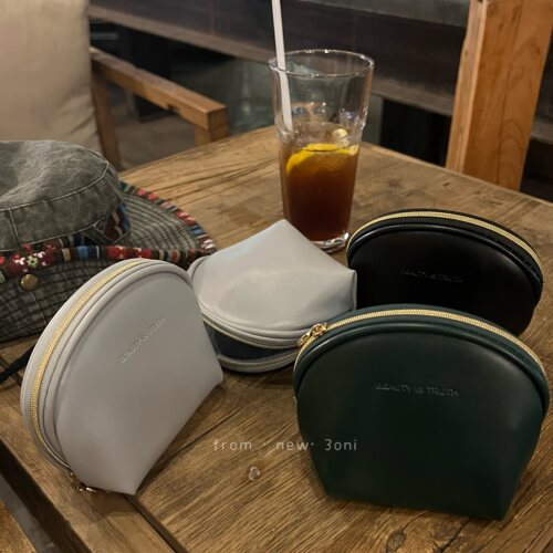 小巧化妆包零钱包耐磨pu