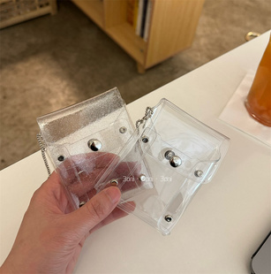 透明身份证卡套!加厚升级pvc交通卡银行卡便携防消磁卡包~