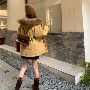 [大]【大货足】2025冬季毛领派克服连帽羽绒服601-P285-K418图片