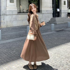 【现货】法式美拉德小香风马甲套装005-6062-p175控288