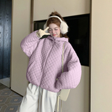 【现货】菱格轻薄羽绒服短款连帽90白鸭绒外套005-6111-P255-K375，女装羽绒服，浙宝005