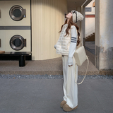 【现货】新品针织拼接袖连帽90绒羽绒服短款005-6089-P225-K388，女装羽绒服，浙宝005