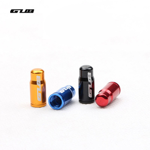 GUB山地公路自行车铝合金气嘴帽美法嘴彩色气门帽防尘盖骑行配件