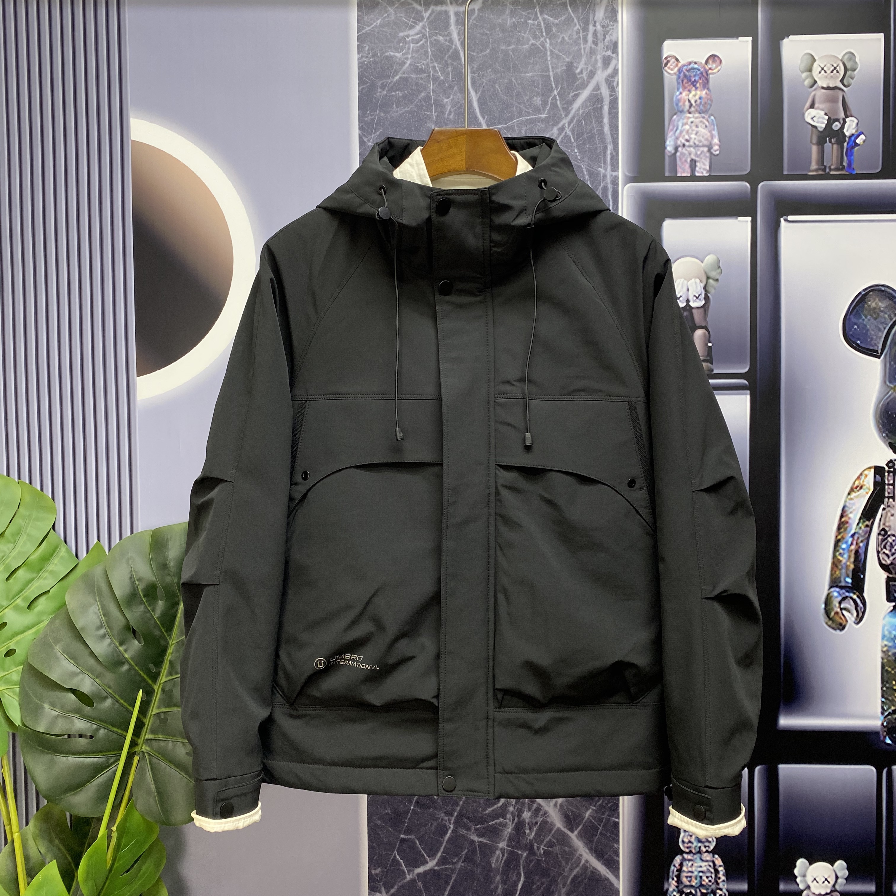 男士冲锋衣棉服2025冬季新款棉衣外套韩版修身连帽百搭棉袄上衣男
